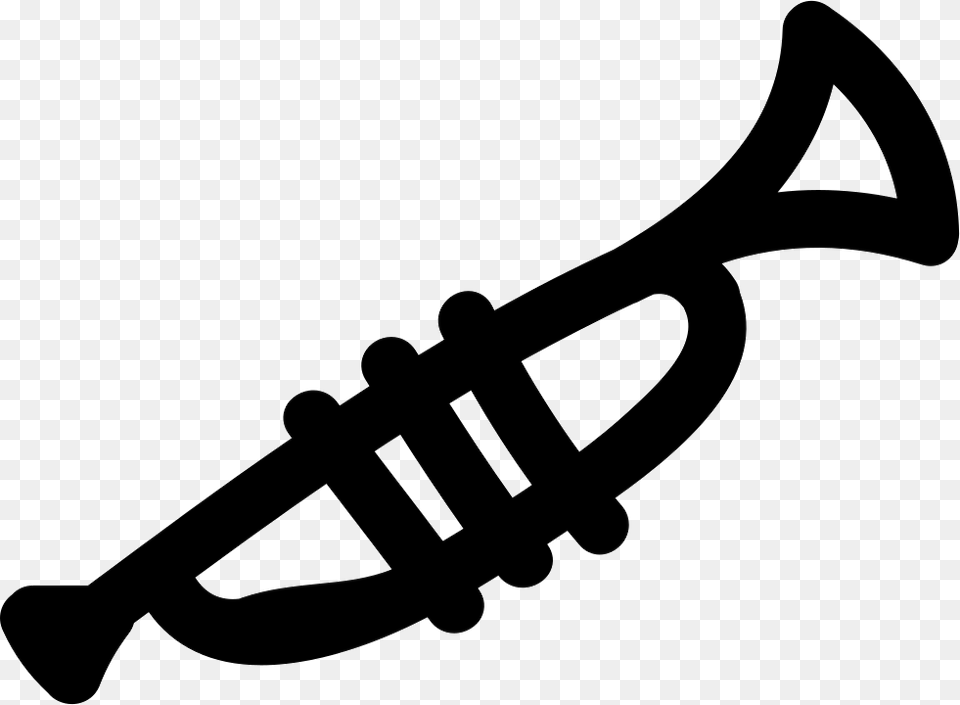 File Drawn Trumpet, Brass Section, Horn, Musical Instrument, Smoke Pipe Png