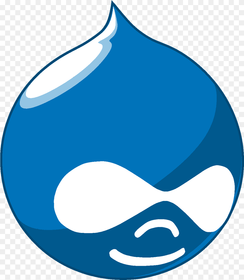 File Druplicon Large Drupal Icon Water Drop Logo With Face, Sphere, Astronomy, Moon, Nature Png
