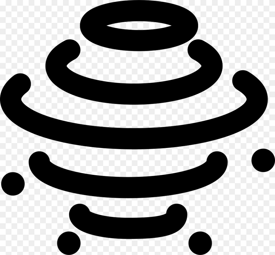 File Dust Storm Weather Symbol, Spiral, Stencil, Coil, Smoke Pipe Free Png Download