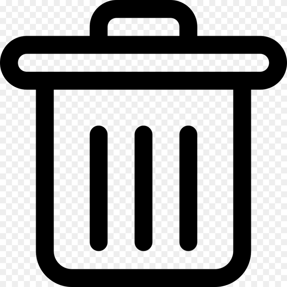 File Dustbin Icon, Stencil, Bag Free Transparent Png