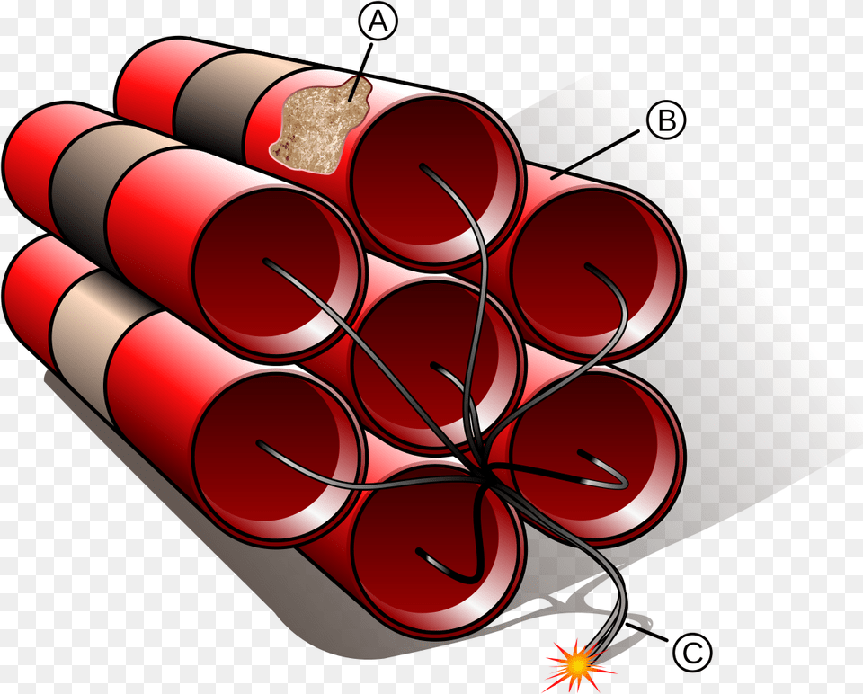 File Dynamite Svg Wikipedia Parts Of A Dynamite, Weapon Free Transparent Png