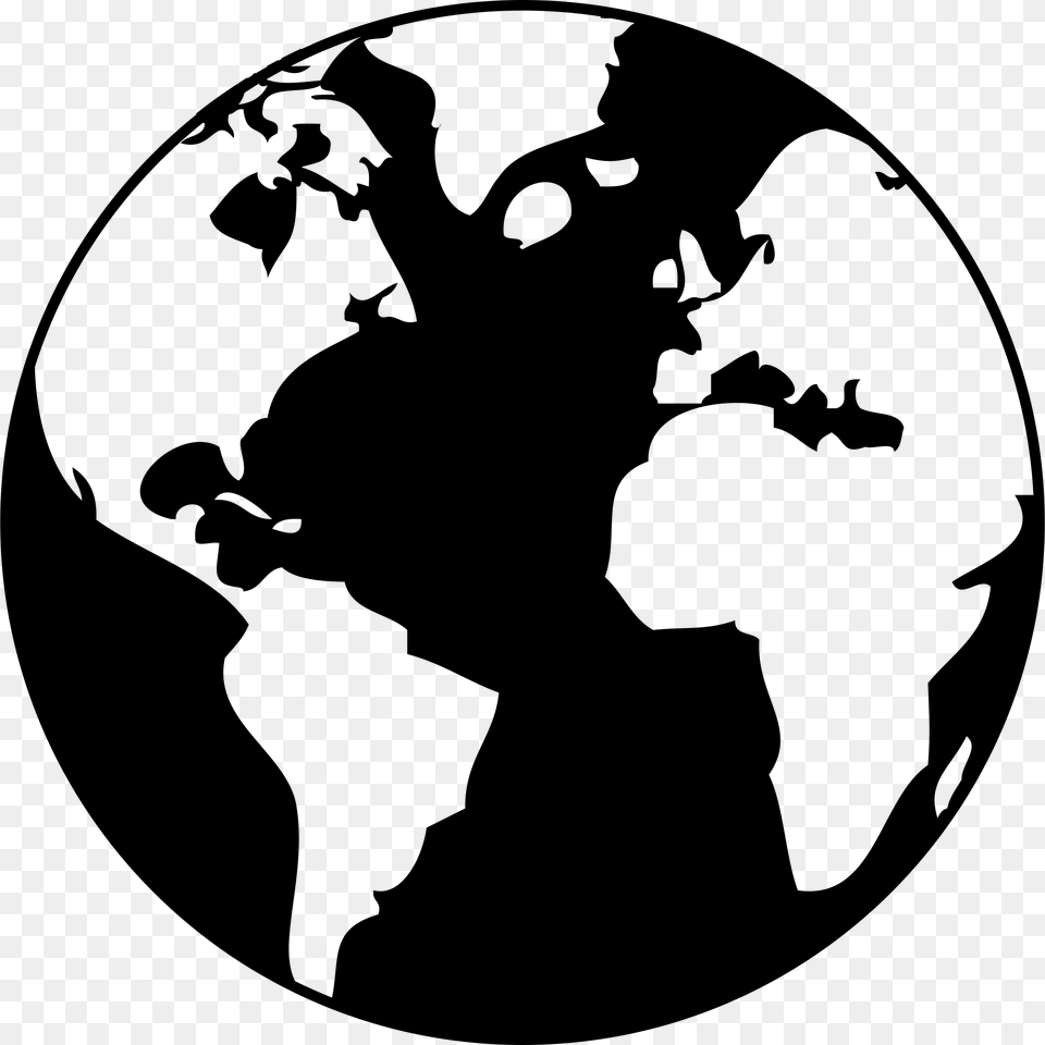 File Earth Black And White Earth, Gray Png Image