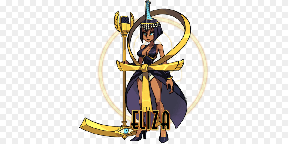 File Eliza Eliza Skullgirls, Book, Publication, Comics, Face Free Transparent Png