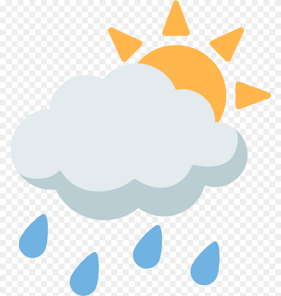 File Emoji U1f326 Svg Sun Cloud Rain Emoji Indian National Flag In, Nature, Outdoors, Light, Animal Free Png Download