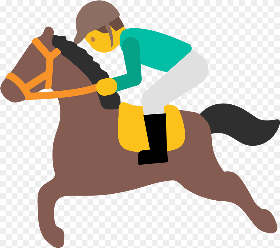 File Emoji U1f3c7 Svg Number Color Horse Race, Baby, Person Free Png Download