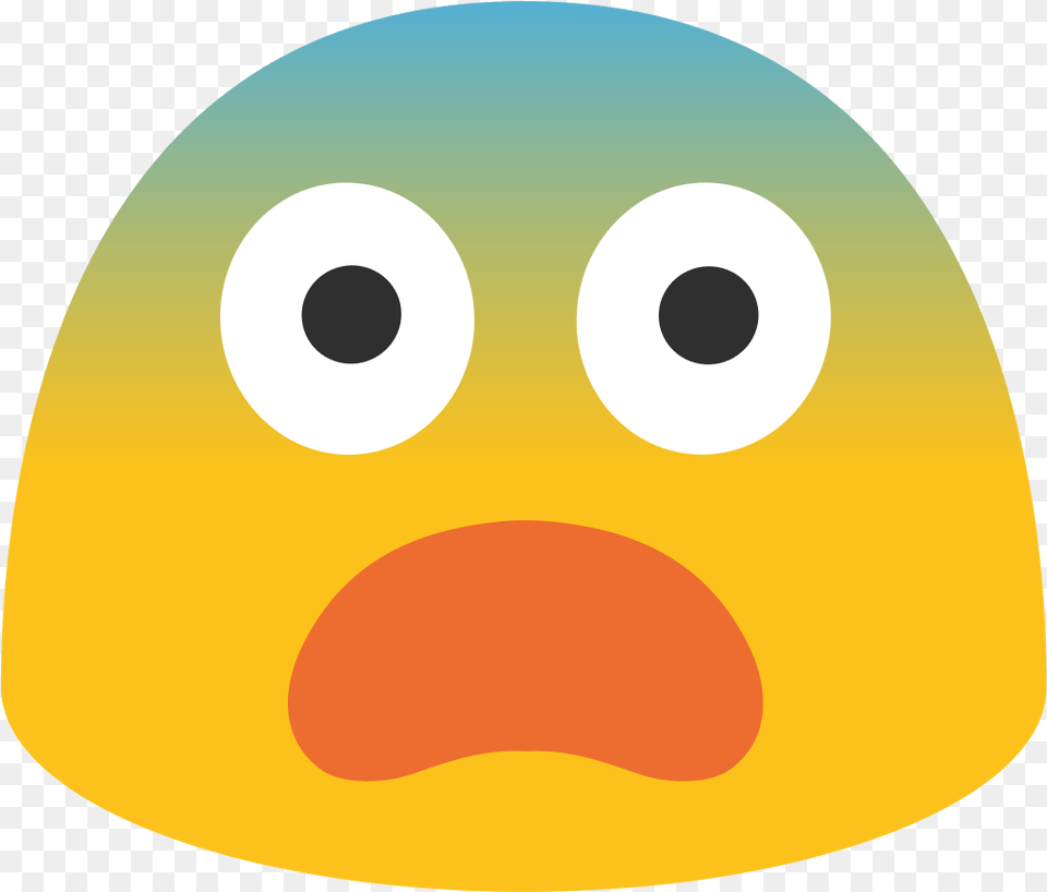 File Emoji U1f628 Svg Emoji Cara De Asustado Emoji, Egg, Food, Disk Png Image