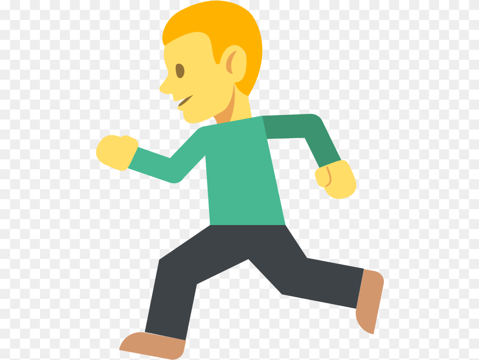 File Emojione 1f3c3 Svg Run Emoji Boy, Baby, Person, Face, Head Png