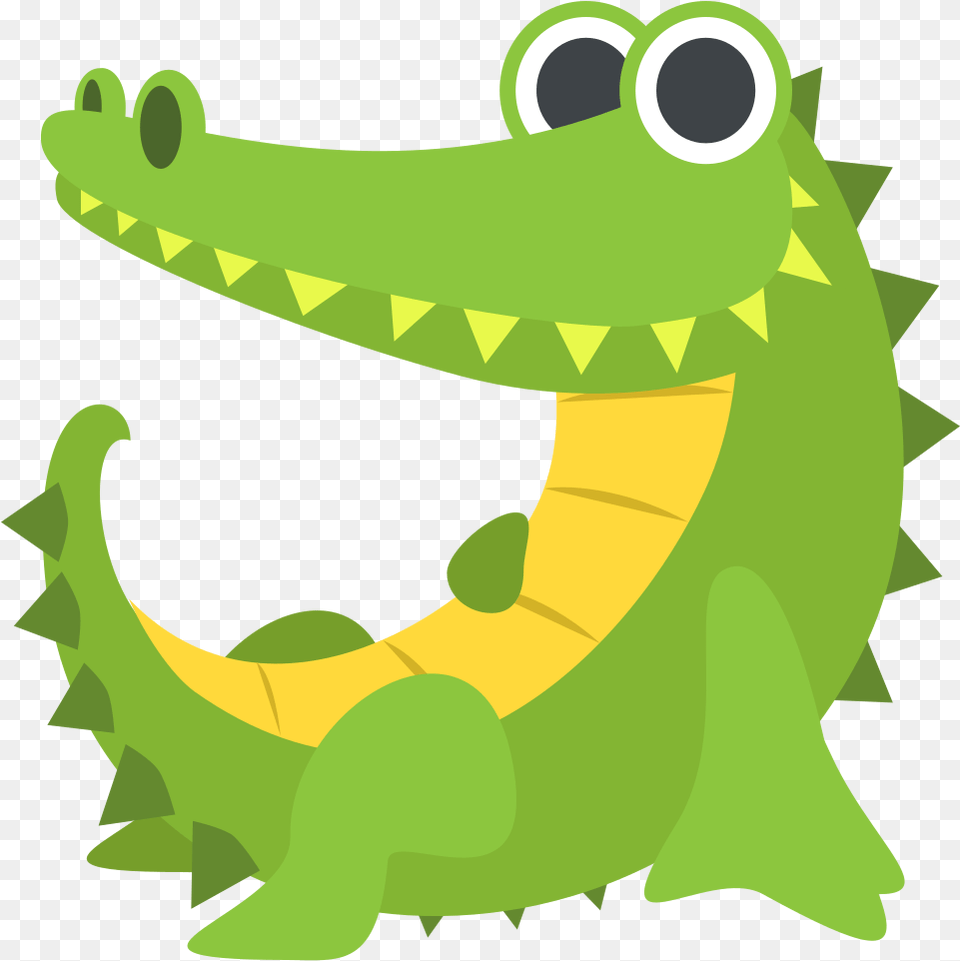 File Emojione 1f40a Svg Crocodile Emoji, Animal, Bear, Mammal, Reptile Free Png