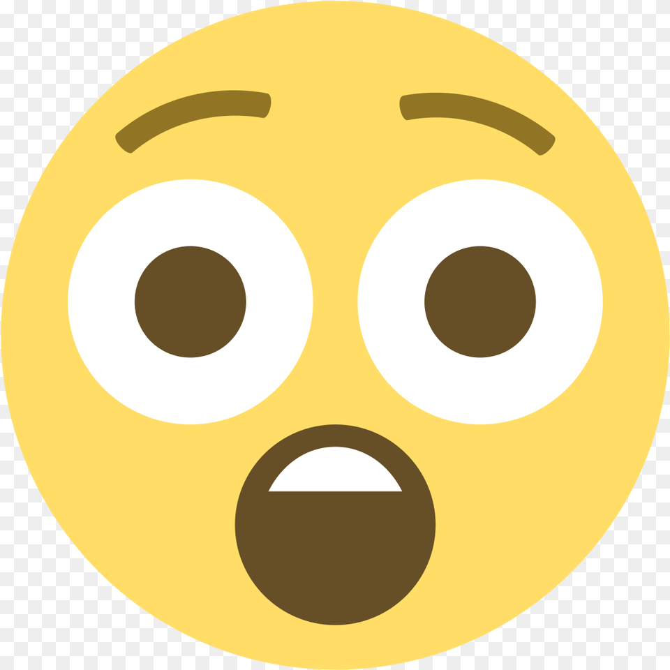 File Emojione 1f632 Svg Omg Emoji Svg, Sphere, Disk Png