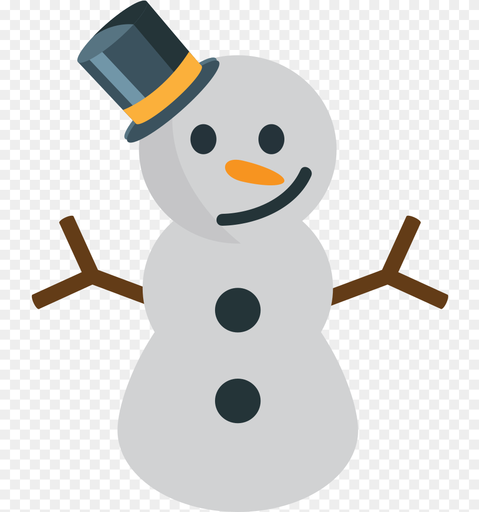 File Emojione1 26c4 Svg De Nieve Emoji, Nature, Outdoors, Snow, Snowman Png