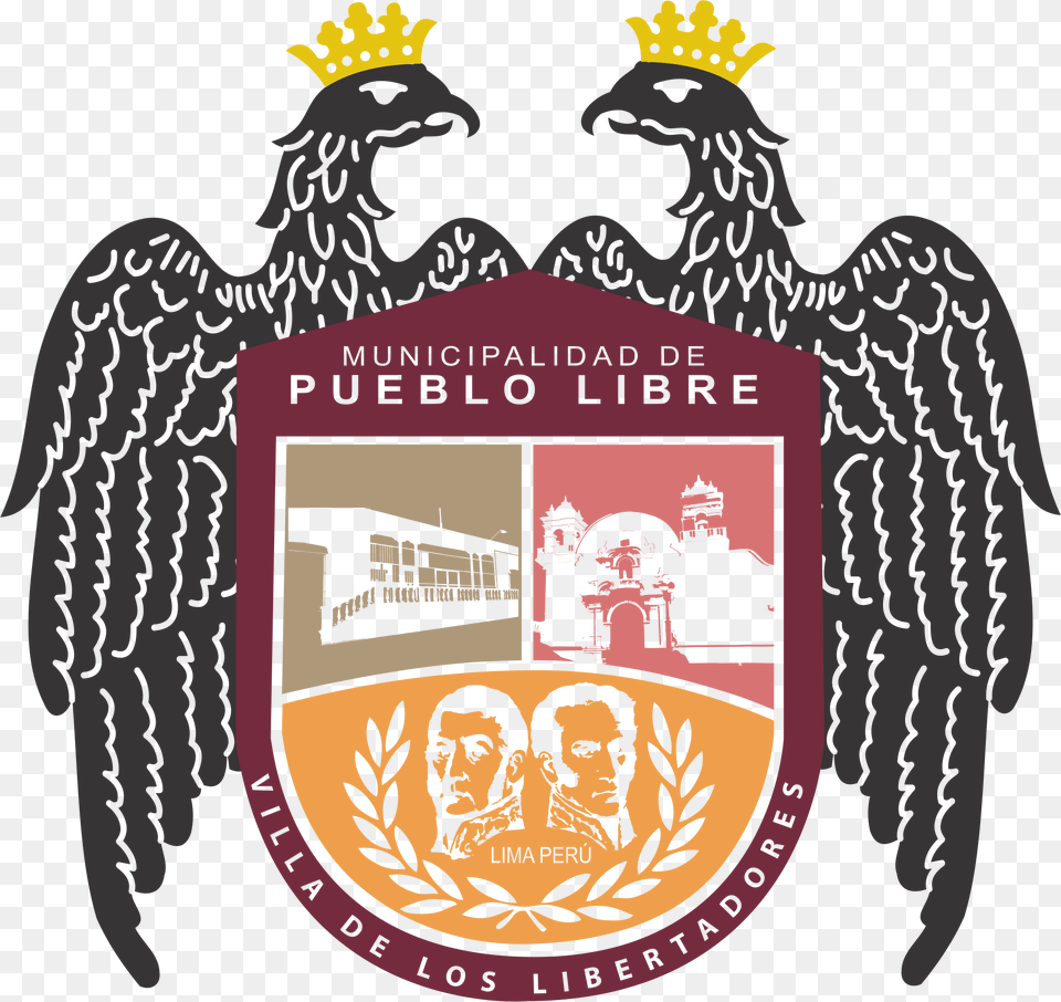 File Escudopueblolibrelima Municipalidad Distrital De Pueblo Libre, Adult, Person, Man, Male Free Png Download