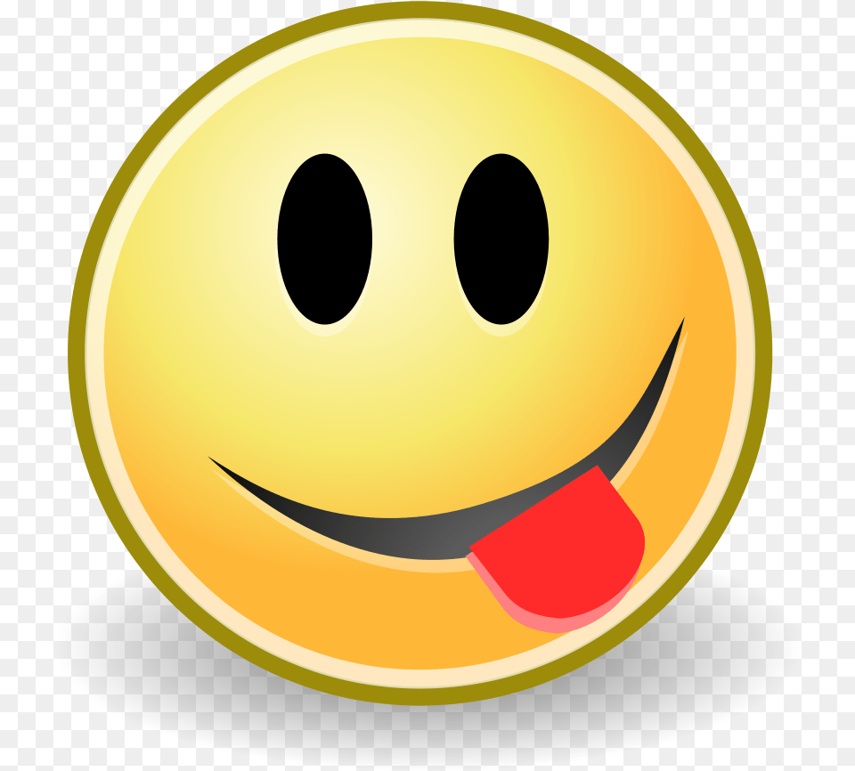 File Face Tongue Svg Smiley Face With Tongue, Disk Free Png Download