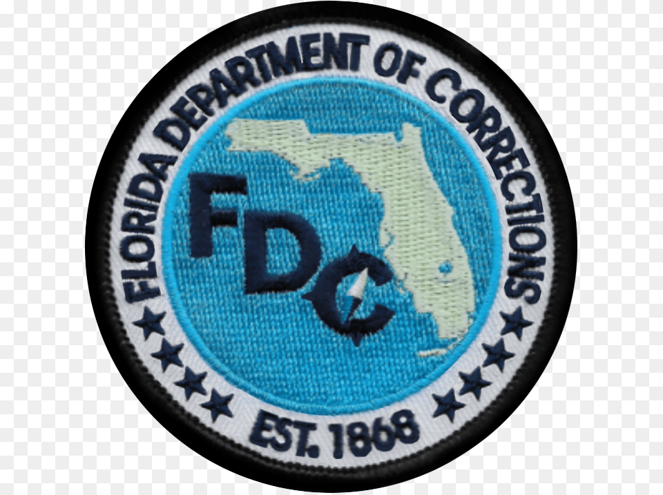 File Fdcpatch Florida Department Of Corrections Patch, Badge, Logo, Symbol, Ball Free Transparent Png