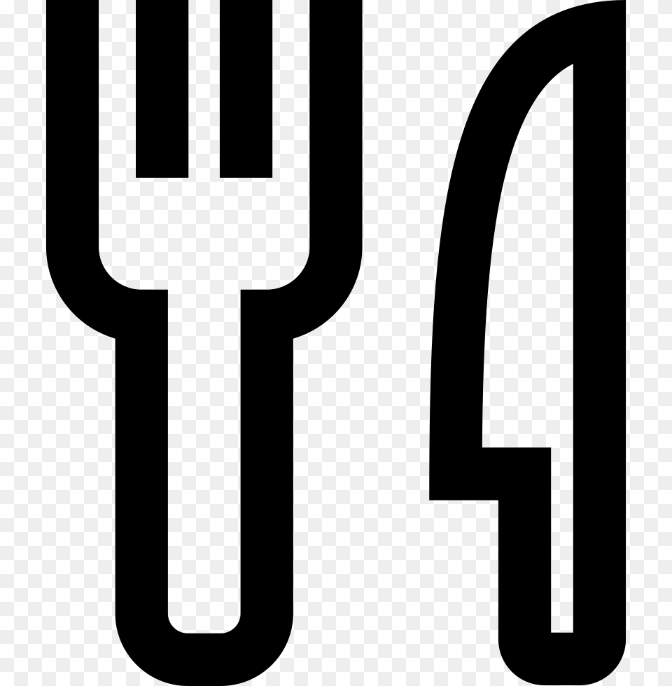 File Food Icon Cutlery, Fork, Smoke Pipe Free Png Download