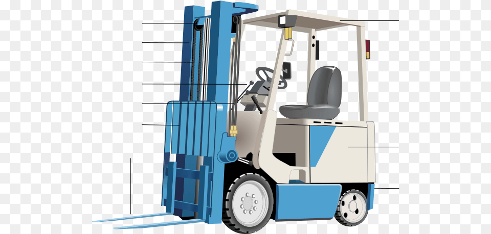 File Forklift Truck Blank Svg Forklift Operator Forklift Truck, Machine, Bulldozer Free Png Download