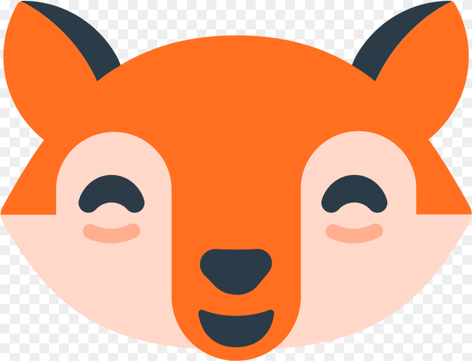 File Fxemoji U1f638 Svg Heart Eyes Fox Emoji Meaning, Snout, Animal, Baby, Person Free Png Download