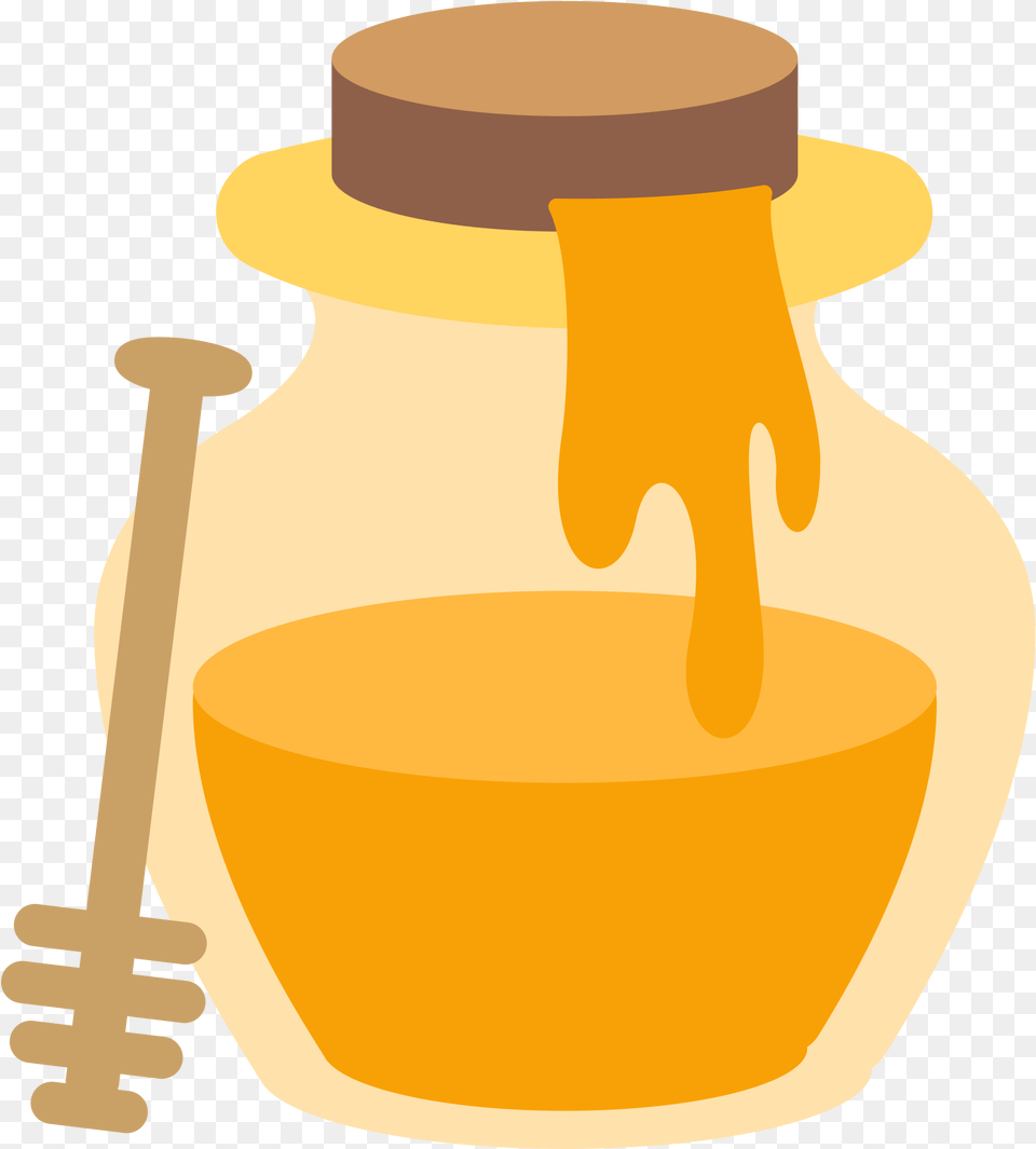 File Fxemoji Wikimedia Commons Honey Pot Emoji, Jar, Pottery, Food Png