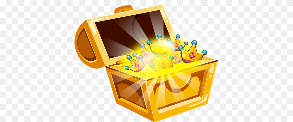 File Gold Chest Chest Full Of Gold, Treasure, Birthday Cake, Cake, Cream Free Png Download