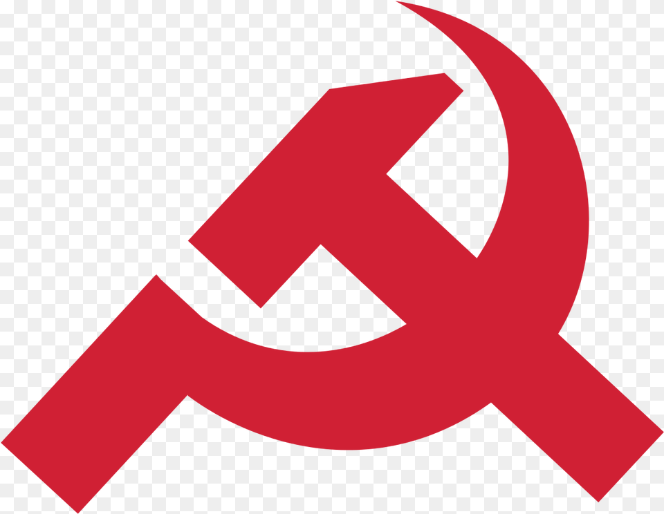 File Hammernsickleredonwhite Svg Comunismo Logo, Symbol Png