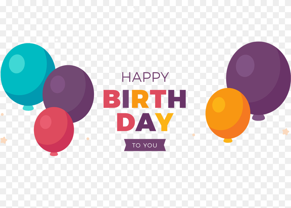 File Happy Birthday, Balloon, Purple Free Transparent Png
