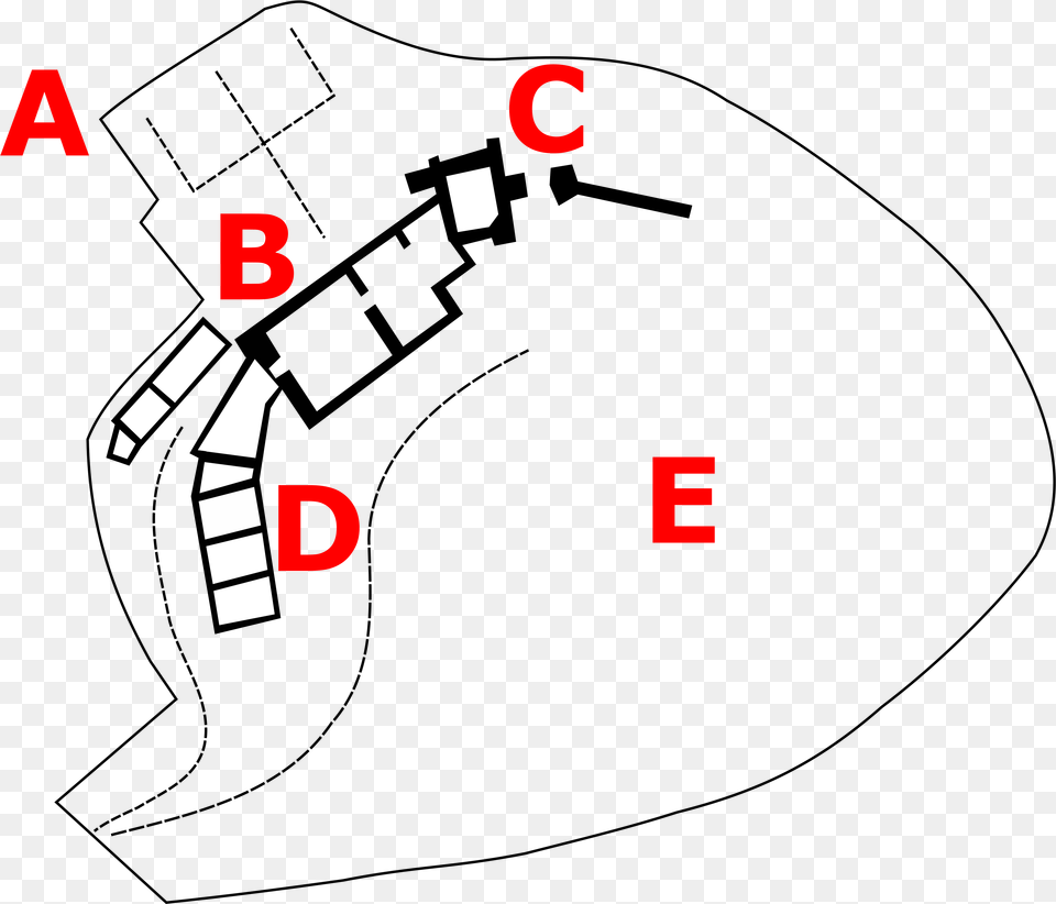 File Hay Castle Schematic Garden, Gauge Free Png Download