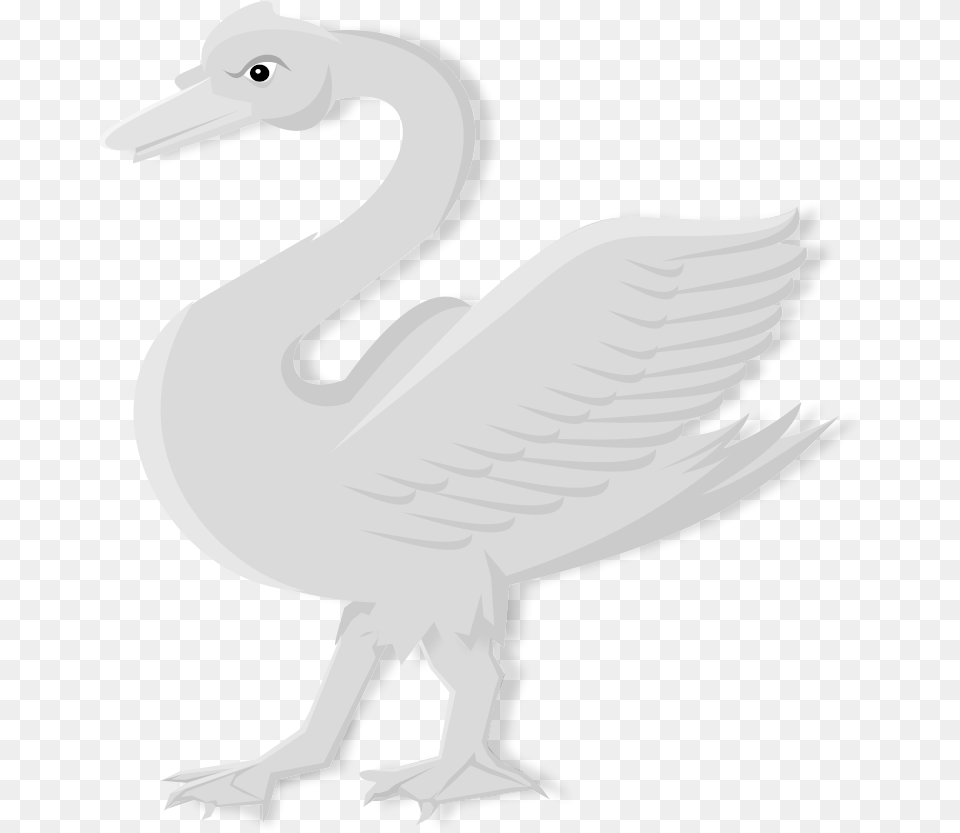 File Heraldic Swan Meuble Svg Waterfowl, Animal, Bird Free Transparent Png