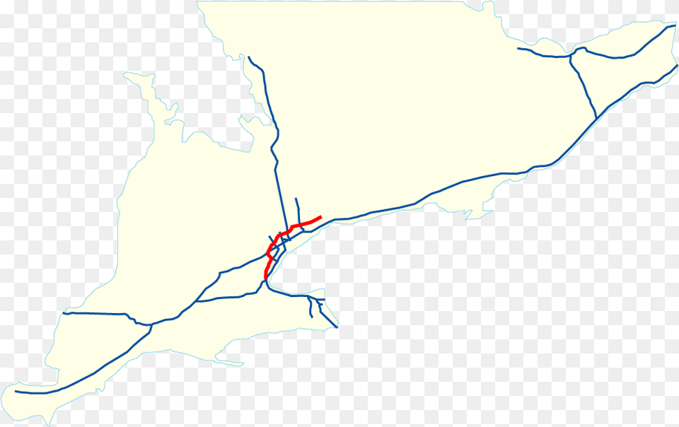 File Highway 407 Map Of Highway, Chart, Plot, Atlas, Diagram Png Image