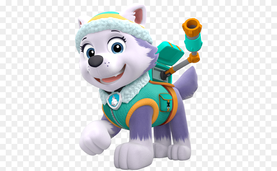 File History Everest Paw Patrol, Toy, Plush Free Png