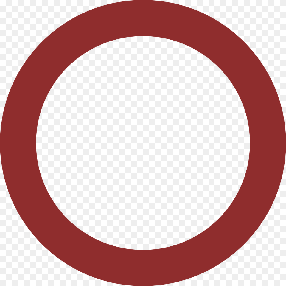 File History Red Circle Frame Transparent, Oval Free Png