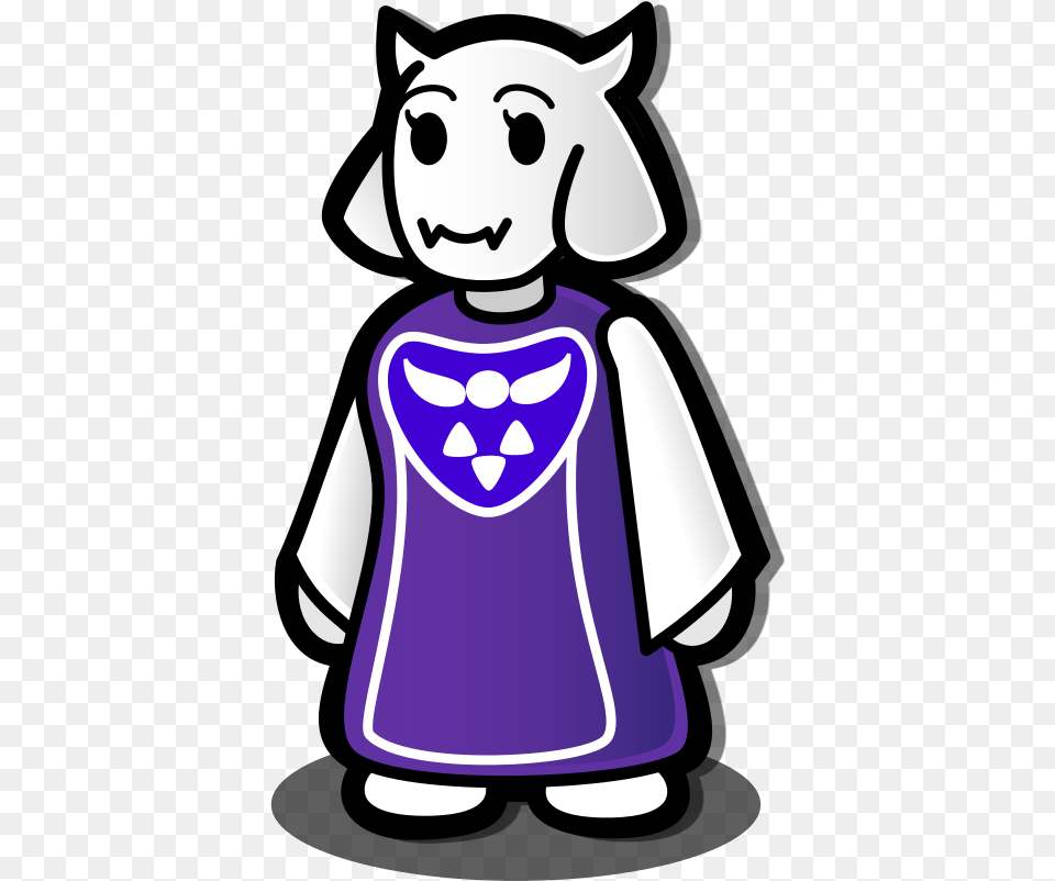 File History Toriel Crest, Cape, Clothing, Cartoon, Baby Png Image