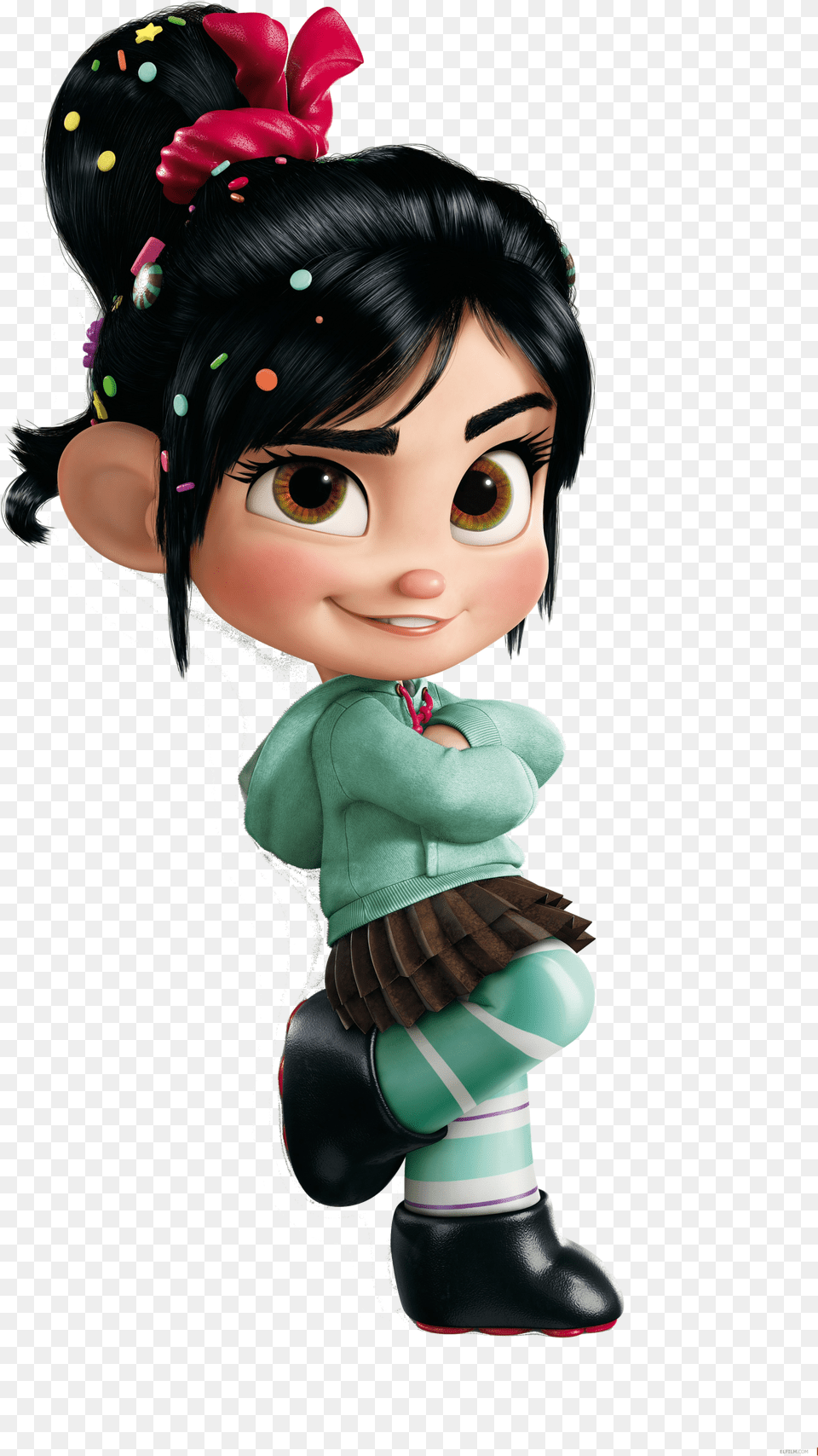 File History Vanellope Von Schweetz, Doll, Toy, Face, Head Png Image