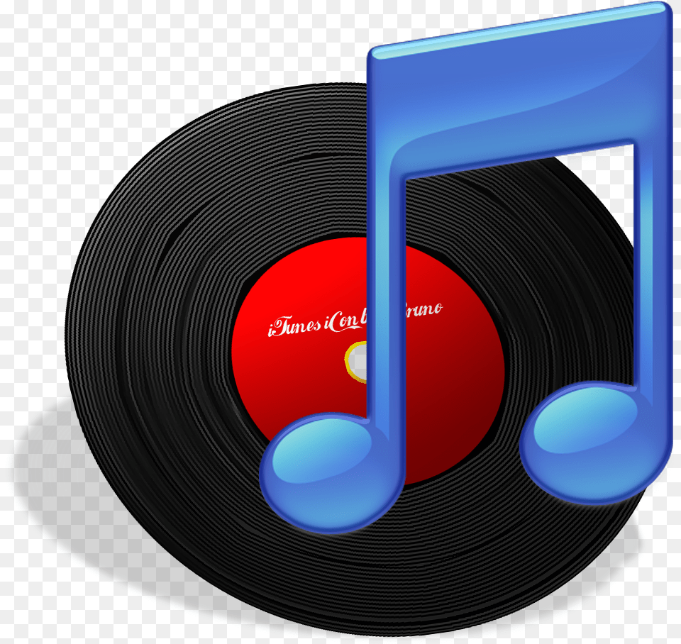 File Itunes Vinyl Icon, Disk, Electronics Png Image