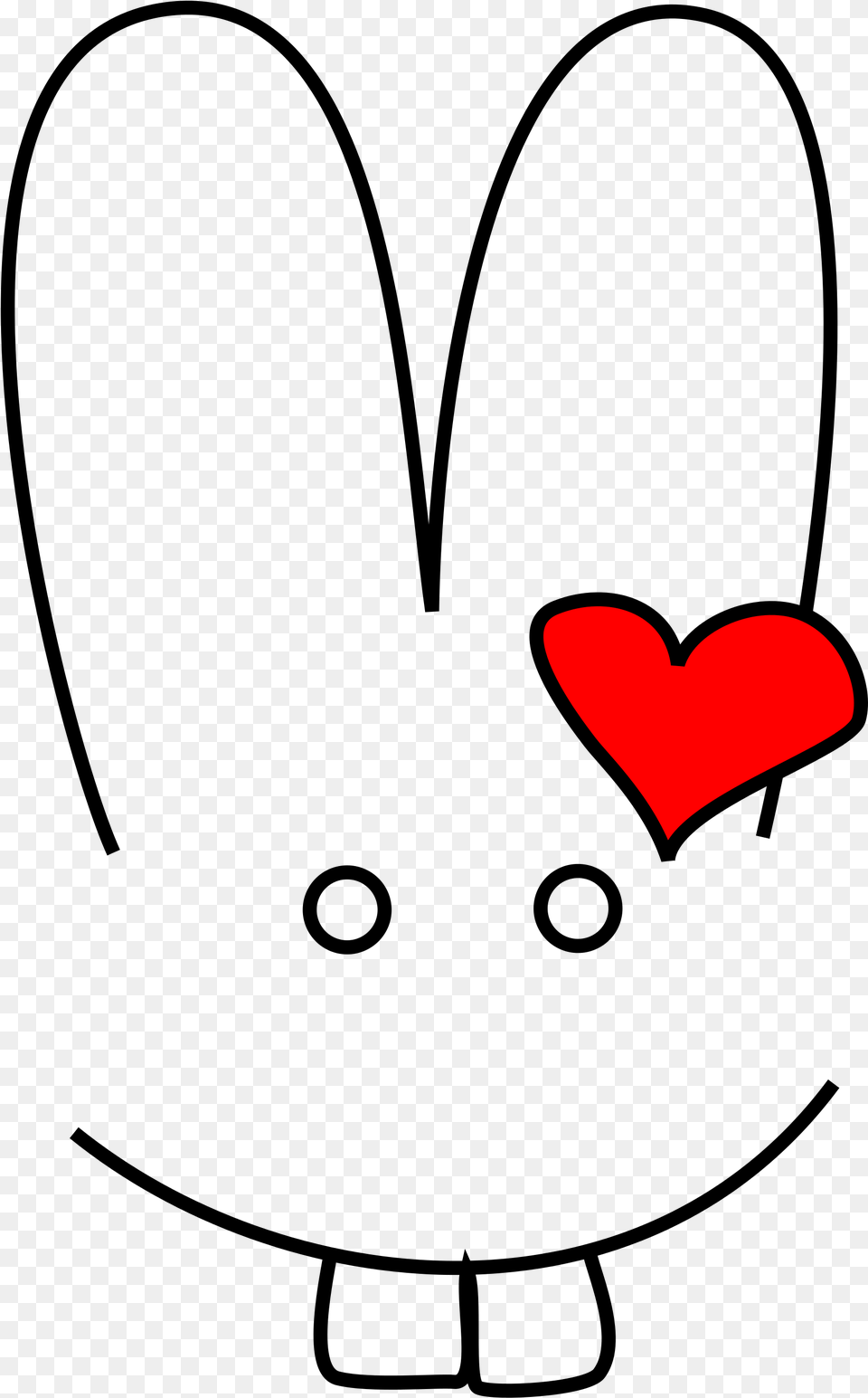 File Lapin Coeur Svg Cartoon, Heart, Symbol Free Png Download