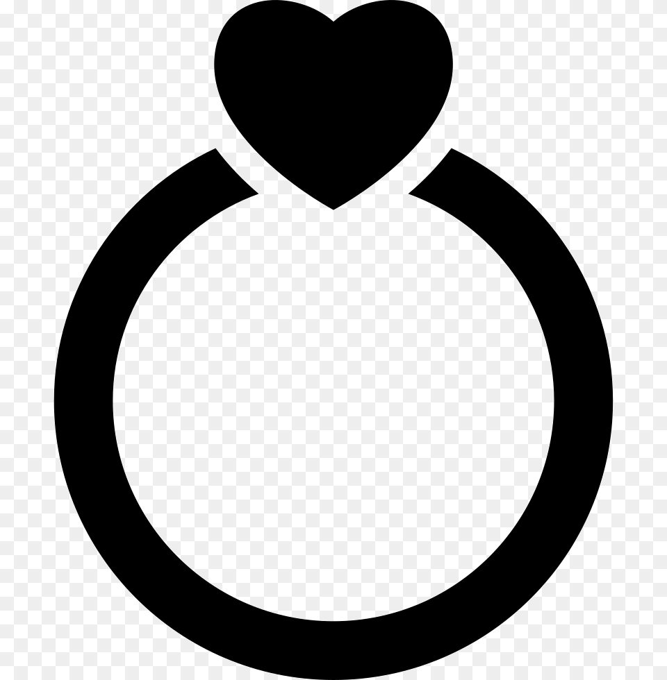 File Love Ring Icon, Stencil, Symbol Free Transparent Png