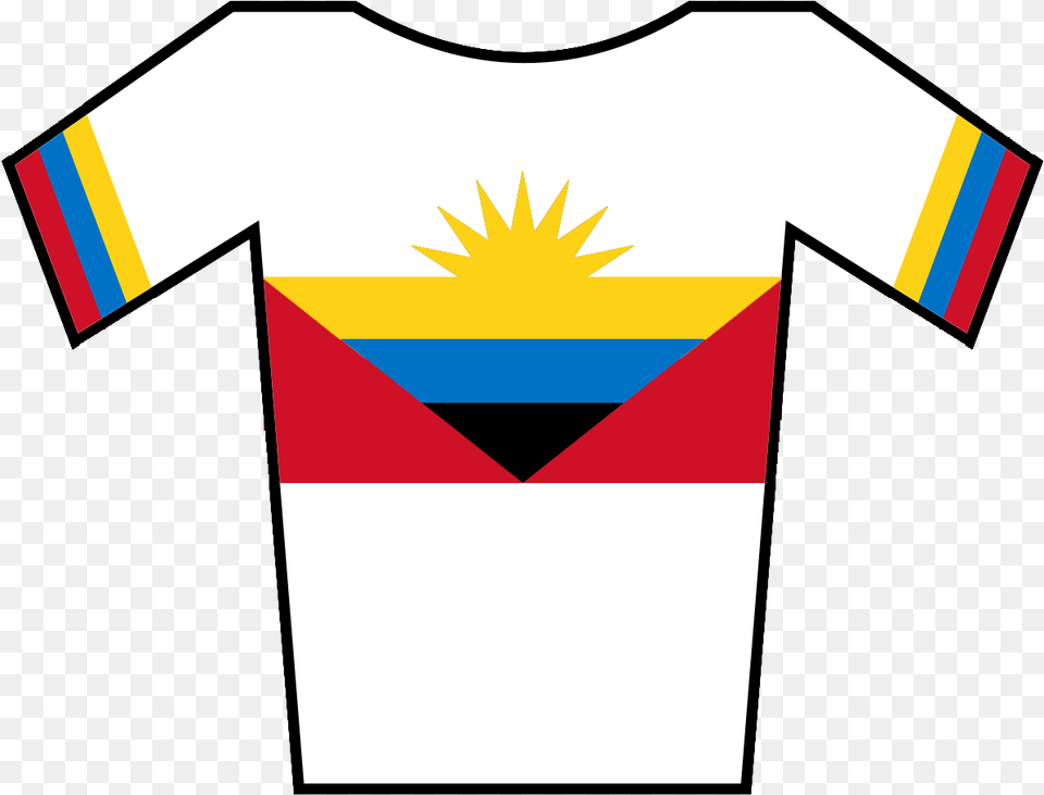 File Maillotantiguabarbuda Uci Road World Championships, Clothing, T-shirt, Shirt, Logo Png Image
