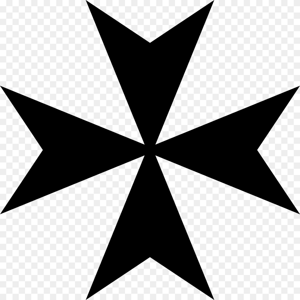 File Maltese Cross Svg, Star Symbol, Symbol, Leaf, Plant Free Transparent Png