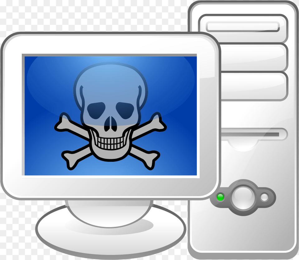 File Malware Logo Svg Skull And Crossbones Background Desktop Computer Logo, Electronics, Pc, Computer Hardware, Computer Keyboard Free Png