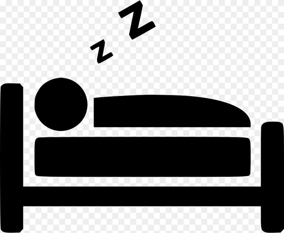 File Nap Icon, Stencil, Furniture, Bed, Text Png Image