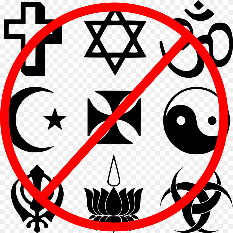 File No Religion Svg No Religion, Sign, Symbol, Road Sign Free Png