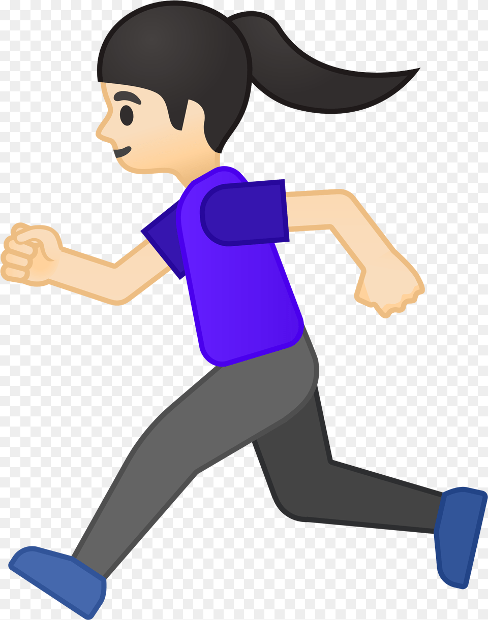 File Noto Oreo F Running Woman Symbol, Baby, Person, Walking, Face Png