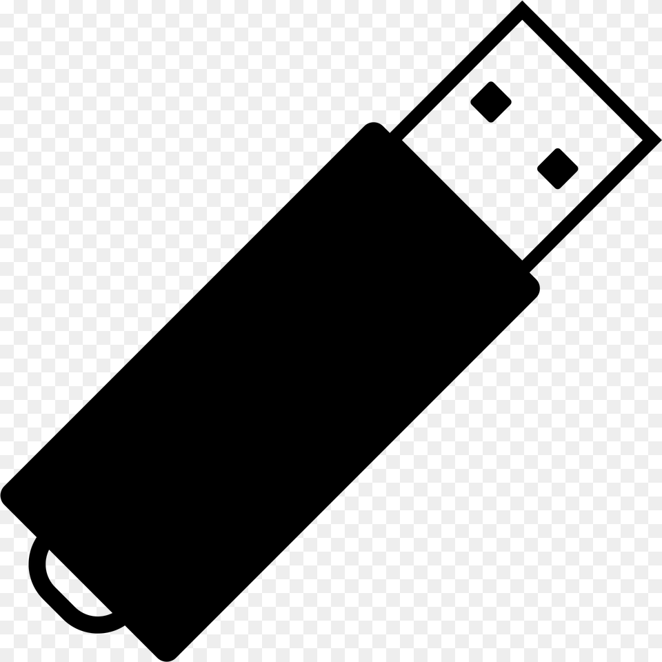 File Noun Project Usb Svg Pen Drive Vector Pen Drive Vector, Gray Free Png