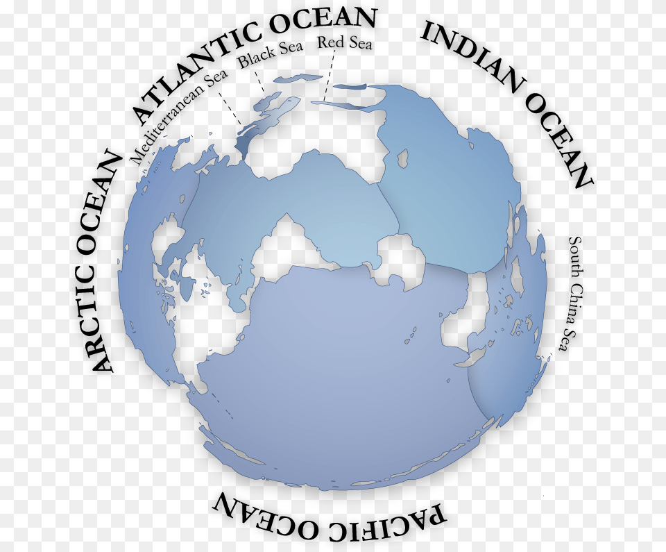 File Oceans Cele 4 Oceane, Sphere, Astronomy, Globe, Outer Space Free Png Download