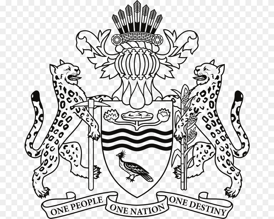 File Of Arms Guyana Coat Of Arms For Guyana, Emblem, Symbol, Blackboard, Logo Png