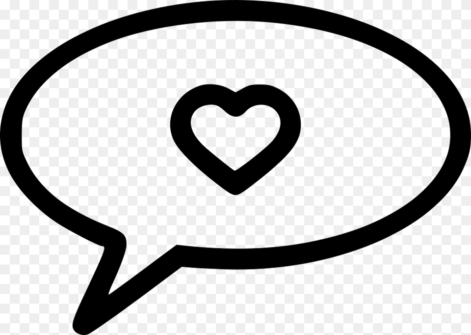 File Online Chat, Stencil, Heart Free Transparent Png
