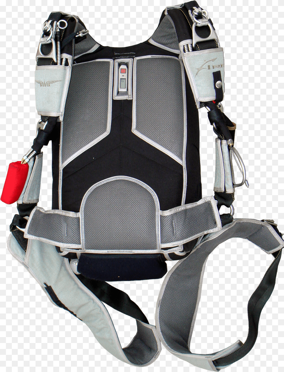 File Parachute2 Red Bull Stratos Gear, Bag, Backpack, Harness, Accessories Png Image