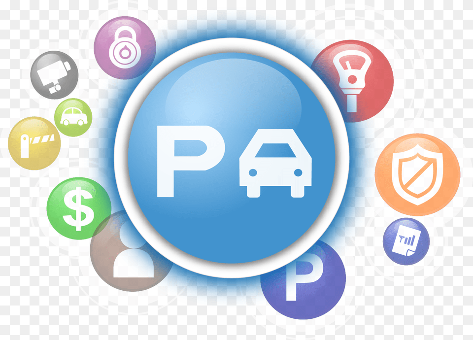 File Parkadmin Logo Complete With Circles, Light Free Transparent Png