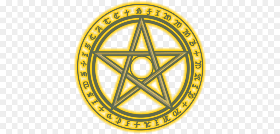 File Pentagram Greatgold Protective Runes Against Spirits, Symbol, Badge, Logo, Star Symbol Png