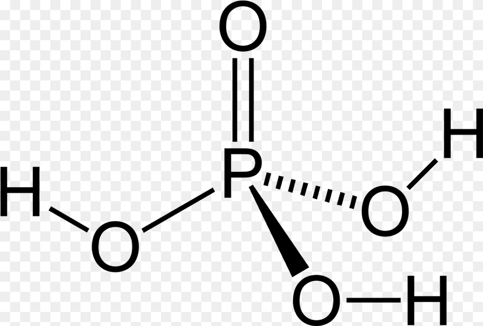 File Phosphoric Ac2d Phosphoric Acid Structural Formula, Gray Free Transparent Png