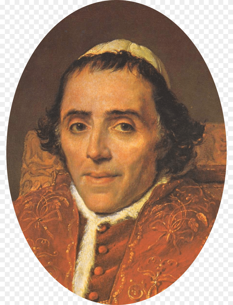 File Pie Vii Detail Portrait Of Pope Pius Vii, Adult, Photography, Person, Painting Free Transparent Png