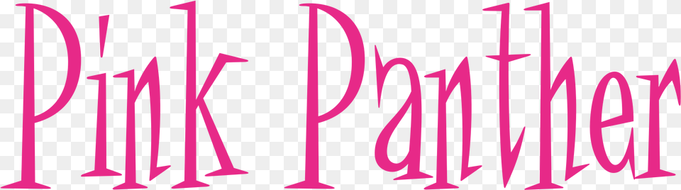 File Pinkpanther Logo Svg Pink Panther Logo, Text, Purple Free Png